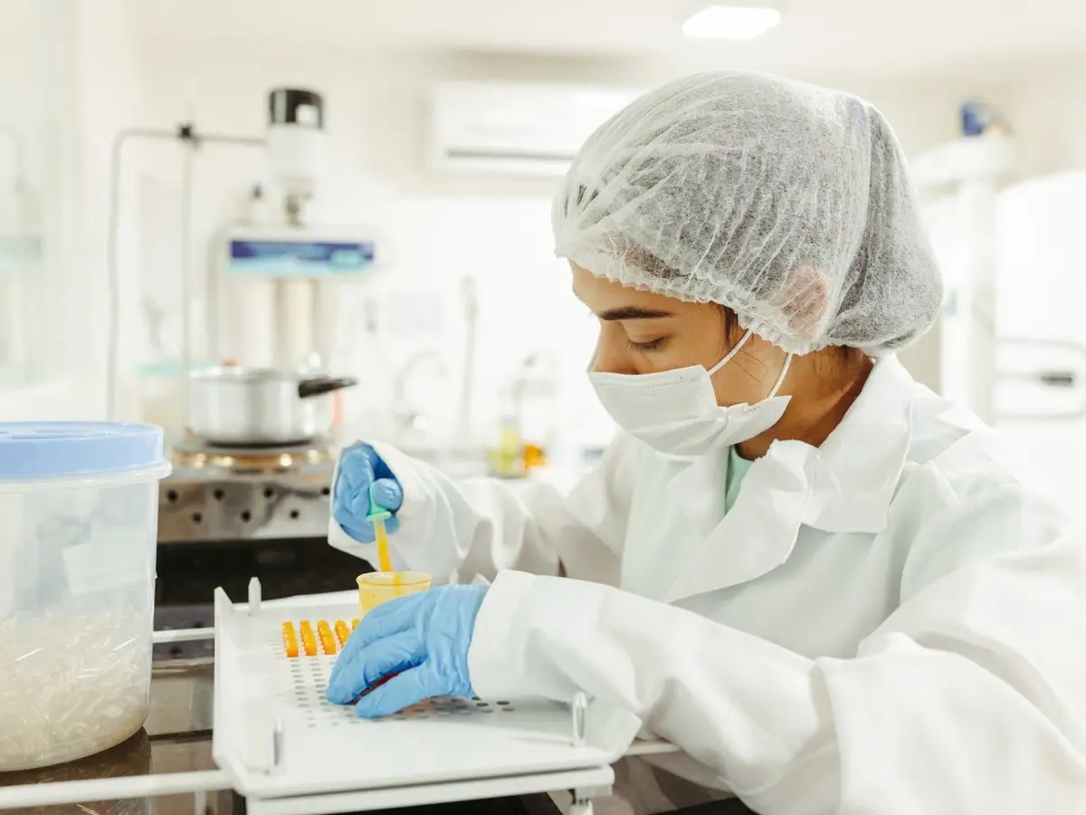 Scientist working in a laboratory