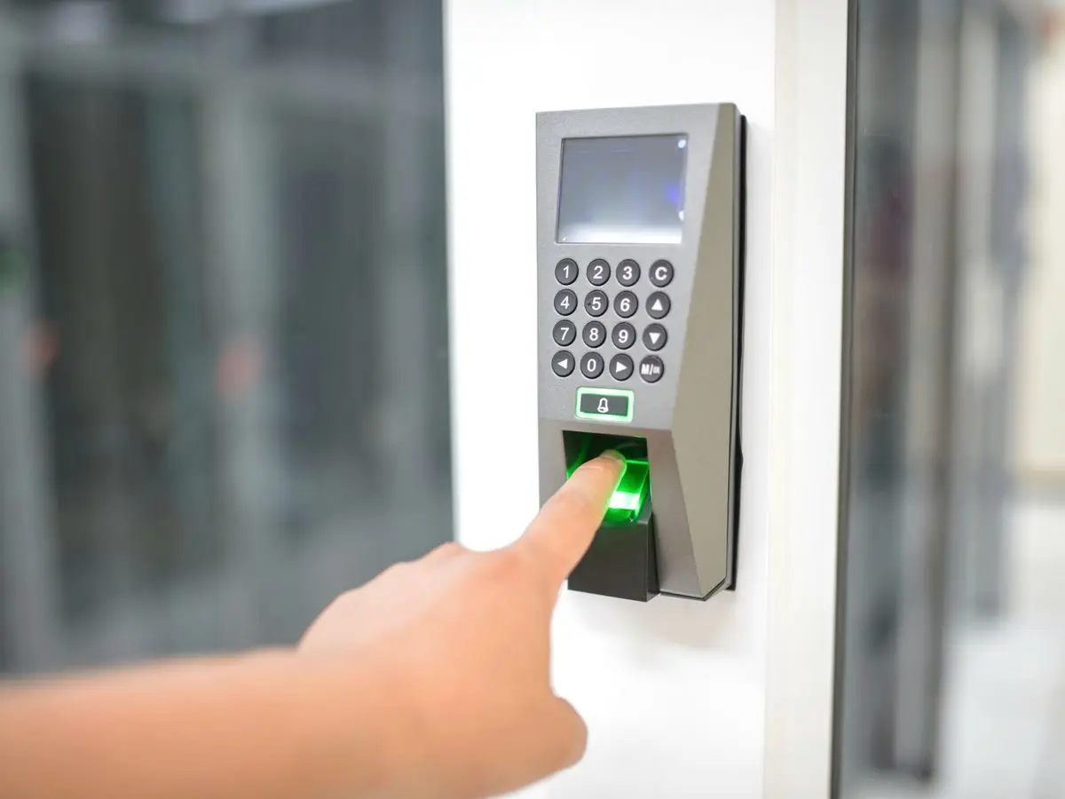 Fingerprint scanner for secure access