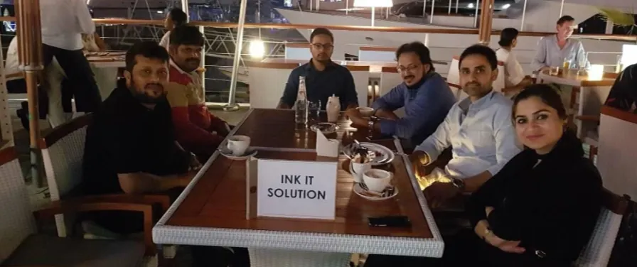 INK team dinner in 2017