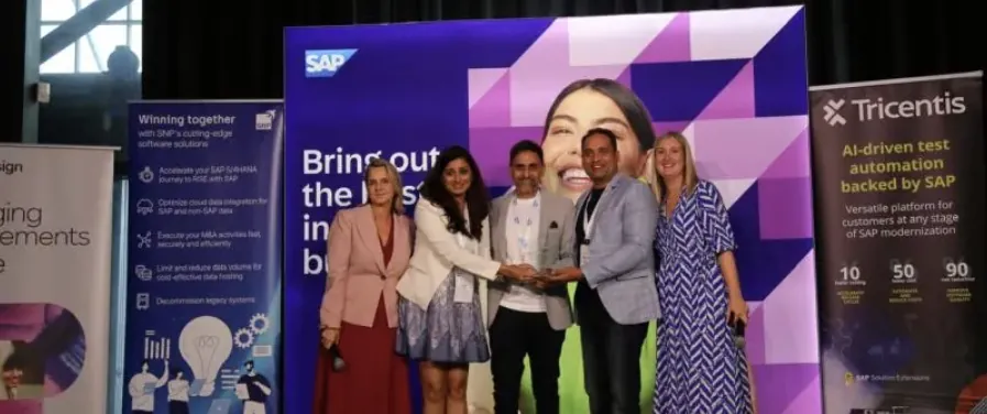 INK receiving the SAP Partner Maturity Index Award in 2025