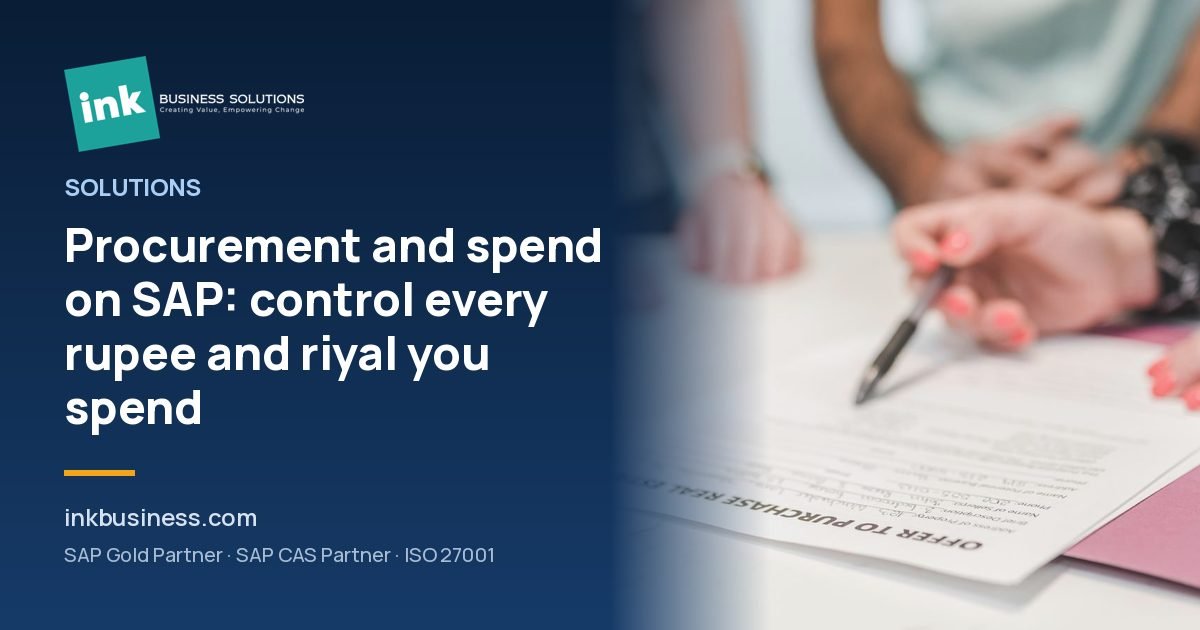 Sap Invoicing Process Procurement & Spend (Ariba, Concur, Fieldglass) | INK